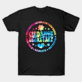 Groovy Guidance Secretary Appreciation Week Back to School T-Shirt